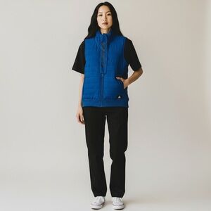 Reebok Women’s Monaco Blue Getaway Vest Size Medium Lightweight Zip Up